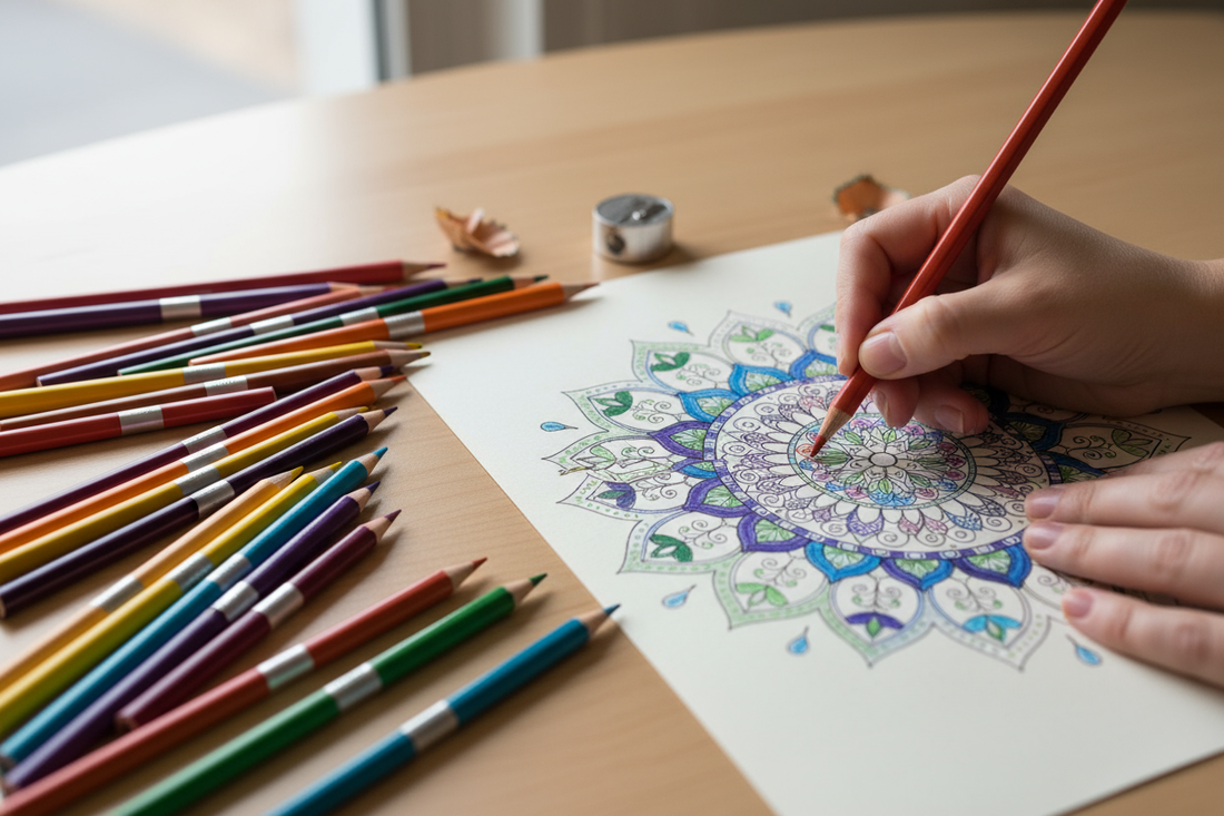Coloring Your Way to Calm!🖍️🧘‍♀️